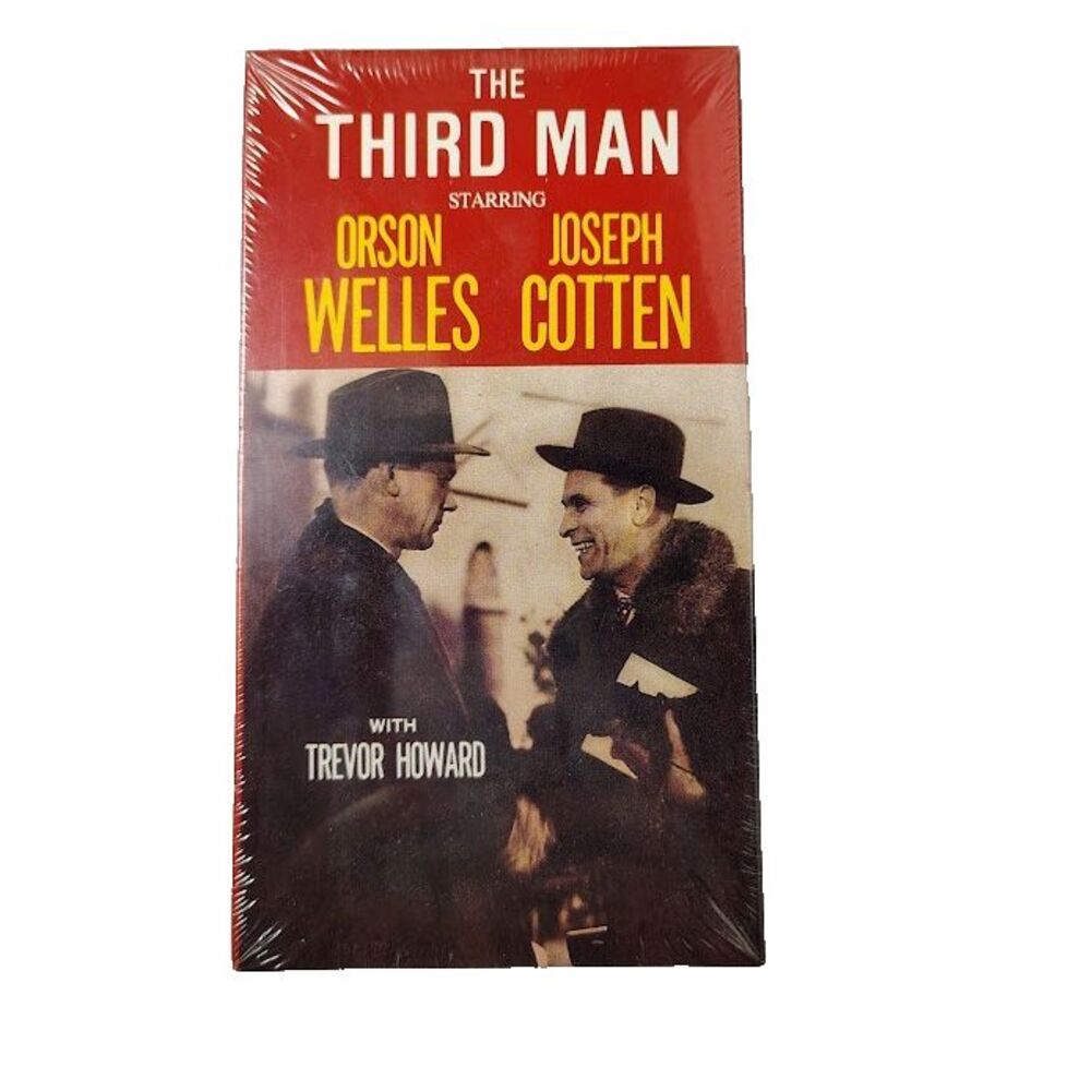 The Third Man VHS 1949 Movie B&W Sealed NEW Orson Wells Joseph Cotton
